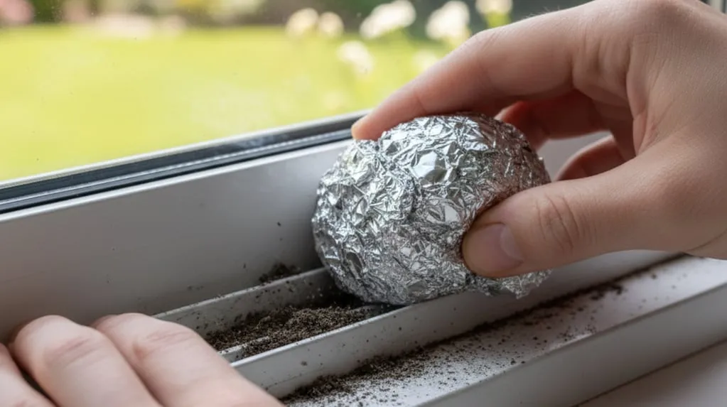 Aluminiumfolie: de onverwachte held bij het schoonmaken van vensterrails